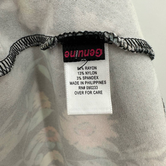 Volcom size Small black floral‎ sleeveless dress with cutouts mini dress - Picture 7 of 8